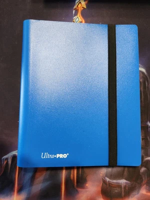 $10.99 • Buy Ultra Pro Eclipse 2 Pocket PRO BINDER PACIFIC BLUE 80 Gaming/Trading Cards