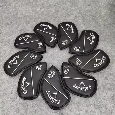 $45.98 • Buy Golf Club Iron 4-9-PAS Head Cover Callaway V Cross Classic 9 Piece Set