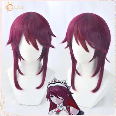 Harajuku Hot Anime Genshin Impact Rosaria Lolita Hairpiece Cosplay Wigs Gift • $20.88