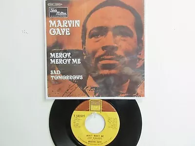 💥' MARVIN GAYE ' HIT 45 +PICTURE [MERY MERCY ME (The Ecology)]   1971 !💥 • $16.99