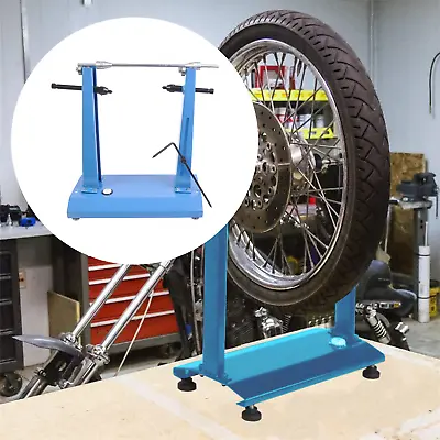 23.5 In Motorcycle Bike Tire Changer Spin Static&Truing Stand Wheel Balancers • $77.89