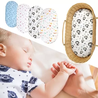 Ultra Soft Stretch Fitted Jersey Knit Soft Bassinet Sheets Fitted Baby Boy Girl • $12.35