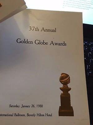 $65 • Buy 1980 37th Annual Golden Globe Program Presentations Awards & Ticket Stub