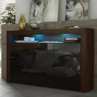 TV Unit 155cm Sideboard Cabinet TV Stand Living Room High Gloss/Matt Doors • £189.90
