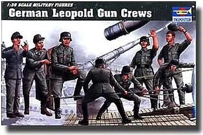 Trumpeter German Leopold Railway Gun Crew Figure Set - Plastic Model Military • $19.05