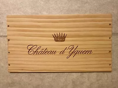 1 Rare Wine Wood Panel Château D’Yquem France Vintage CRATE BOX SIDE 3/24 866 • £8.64