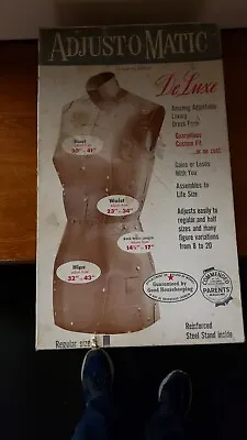 Adjust-O-Matic Deluxe Dress Form Regular Size Model 8-20 • $175