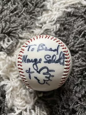 Marge Schott Autograph Signed Baseball 1990 CINCINNATI WS Champions Owner • $225