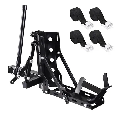 800lb Motorcycle Scooter Carrier 2  Tow Mount Rack Hauler Hitch Receiver Trailer • $124.90