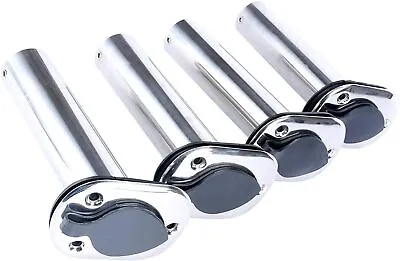 4X Marine Stainless Steel Boat Fishing Rod Holder 90 Degree Fishing Pole Holder • $35.90