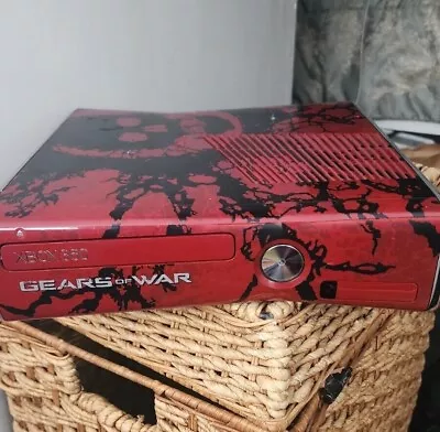 $123.50 • Buy Microsoft Xbox 360 Gears Of War 3 Limited Edition 320GB Red & Black Console Only