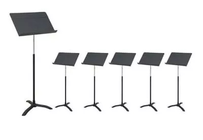 Carton Of 6 Strukture Orchestral Music Stands Flat Black NEW! Ships Fast! • $199.99