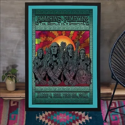 The Smashing Pumpkins March 4 2023 Mexico City Mexico Poster Unframed Wall Art • $19.99