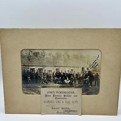 Antique Photograph Woodhouse Furnace Contractor Company Picture England IDd Work • $19.99