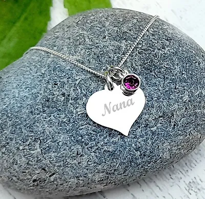 Something Silver Nana Gifts Personalised Necklace For Women • £22.99