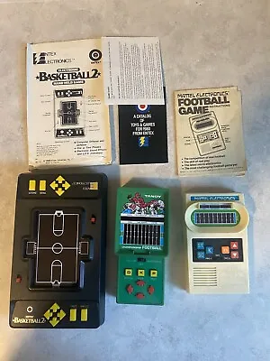 Vintage Lot Of Handheld Games Tandy Championship Football Basketball 2 Mattel • $32.99