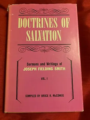 DOCTRINES OF SALVATION VOL. 1 Joseph Fielding Smith 1973 19th Pr HCDJ Mormon LDS • $6.39