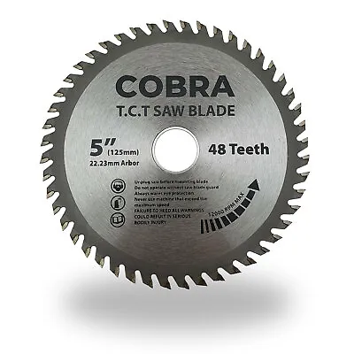 COBRA 5  / 125mm Circular Aluminium Cutting Saw Blade Disc - 1 Each - Meat Axe • $29