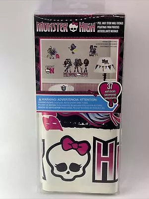 Monster High Peel & Stick Wall Decals 37 Self-Adhesive Pre-Cut Made In The USA • $19.99