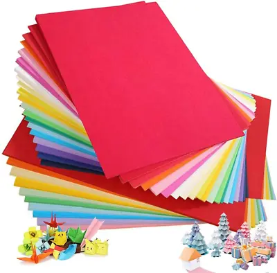 Coloured Card A4 Coloured Paper Pack Of 100 Sheets 230gm 20 Assorted Colours • £17
