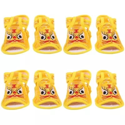  4 Pairs Of Infant Shoes Baby Walking Shoes Infant Breathable Shoes Chinese • £14.15