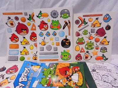 $15.75 • Buy The Angry Birds Coloring Activity Kit And Stickers Lot
