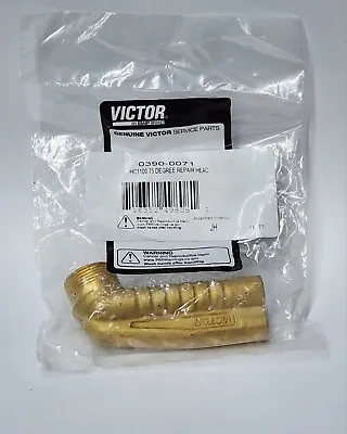 Victor HC1100 Series 75° Head 0390-0071 With Service/repair Booklet & TIP NUT! • $122.38