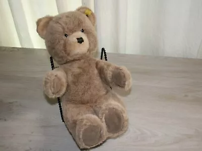 Vintage Steiff Bear 11in Seated With Ear Button • $21