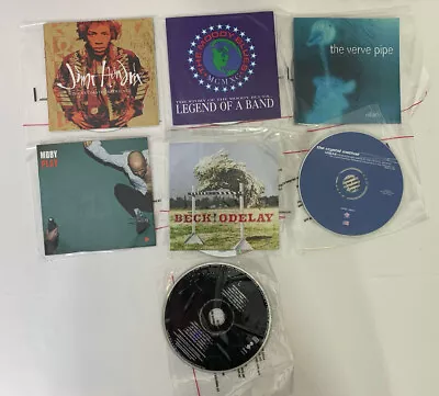 Classic Alternative Rock LOT Of 7 Hendrix Metallica Beck Moody Blues Moby CD's • $14.50