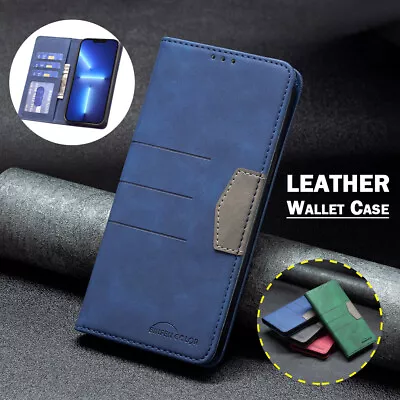 $14.99 • Buy For OPPO A17 A57 A74 A96 5G A54 A54S A16S Find X5 Case Wallet Leather Flip Cover