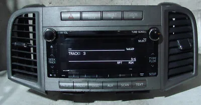 Toyota Venza 2010 2011 2012 Factory Stereo 6 Disc CD Player OEM Radio 861200T090 • $142.99