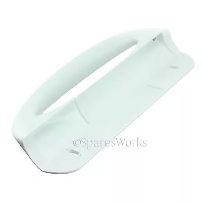 Zanussi Fridge Freezer Door Handle White Plastic Refrigerator Spare Part • £14.22