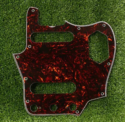 Pickguard For 62 Fender Jaguar Brown Tortoise Shell Celluloid Top White Back • $29.65