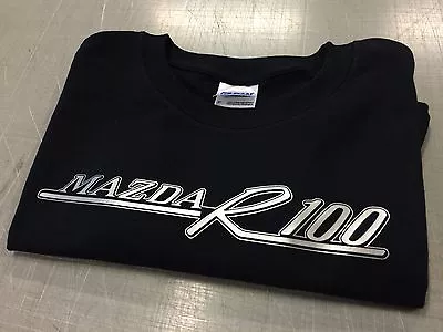 Mazda R100 Badge Shirt Black 70s Suit Rx2 RX3 RX4 RX7 RX8 808 10a 12a 13b • $35