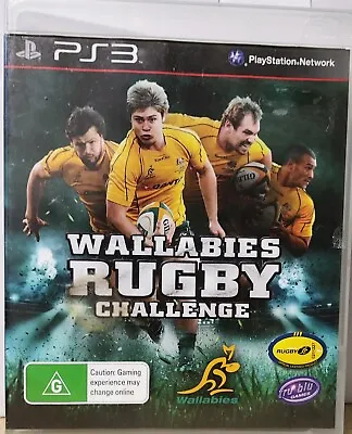 Wallabies Rugby Challenge Sony Playstation 3 PS3 Game PAL VGC  • $12.95