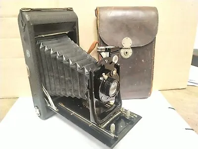 £100 • Buy Old Vintage Large ENSING Folding Camera Made By HOUGHTONS LTD.