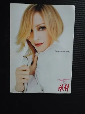 Madonna H & M Promo Magazine Cut Out 1 Page  (MB2-#4) • £24.12