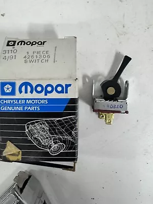 Mopar 4261306 Heater Blower Switch 1976-1981 Dodge Trucks OEM NOS  3846303 • $18