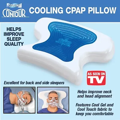 Contour Cooling Gel CPAP Memory Foam Pillow New • $39