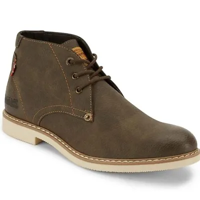 Levi's Men's Monroe WX Casual Synthetic Leather Chukka Boots Brown Size 9 • $60.40