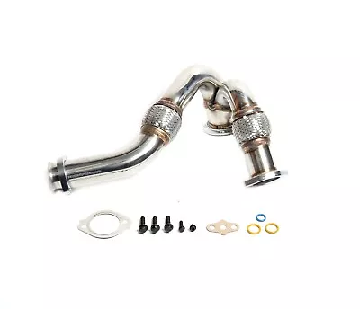 Ford 6.0 6.0L Powerstroke Diesel Turbo Y-pipe HD Bellowed Stainless Steel • $124.95