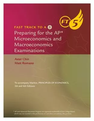 Fast Track To A 5: Preparing For The AP Microeconomics And Macroeconomics Exam.. • $27