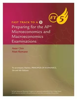 Fast Track To A 5: Preparing For The AP Microeconomics And Macroeconomics Examin • $4.77