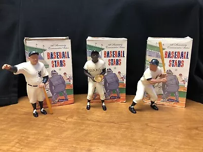 Hartland 25th Anniversary Willie Mays Mickey Mantle Babe Ruth Baseball Figurines • $195