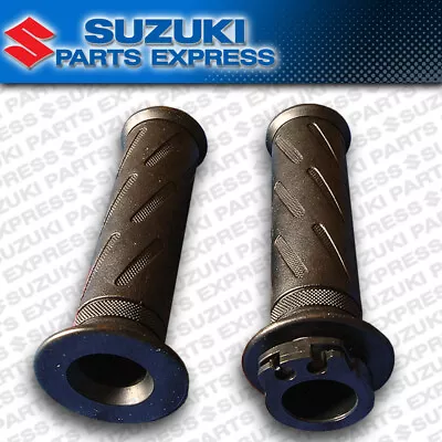 New Suzuki Oem Grips & Throttle Tube Set Gsxr 600 750 1000 V-strom Dl 650 An400 • $45.95