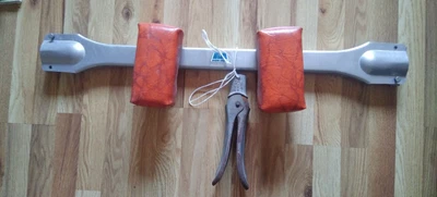 $49 • Buy Vintage Canoe Michi-Craft Shoulder Carrier & Herters Duck Bill Push Pole Foot