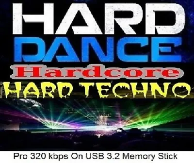 Hard Dance Hardcore Hard Techno Vol. 2 5300 High Quality DJ Friendly MP3’s USB • £49.99