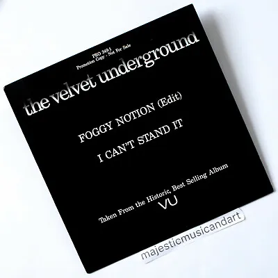 Original Verve Promo The Velvet Underground Foggy Notion 12  Vinyl Andy Warhol  • $69.99