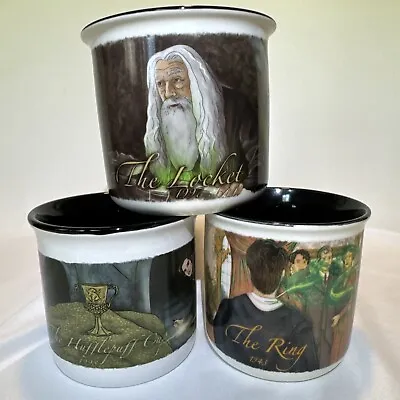 Harry Potter Cauldron Crate Horcrux Collection Mugs Set Of 3 Locket Diary Cup • $32