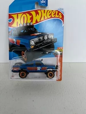 Hot Wheels 2024 HW Hot Trucks Series #91 '73 Jeep J10 Blue W/ BLs K&N • $8.99